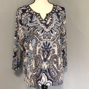 ALFRED DUNNER Aztec Women’s Blouse